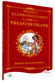 Front cover of the book 'Treasure Island (Pegasus Abridged Classics)' by Robert Louis Stevenson.