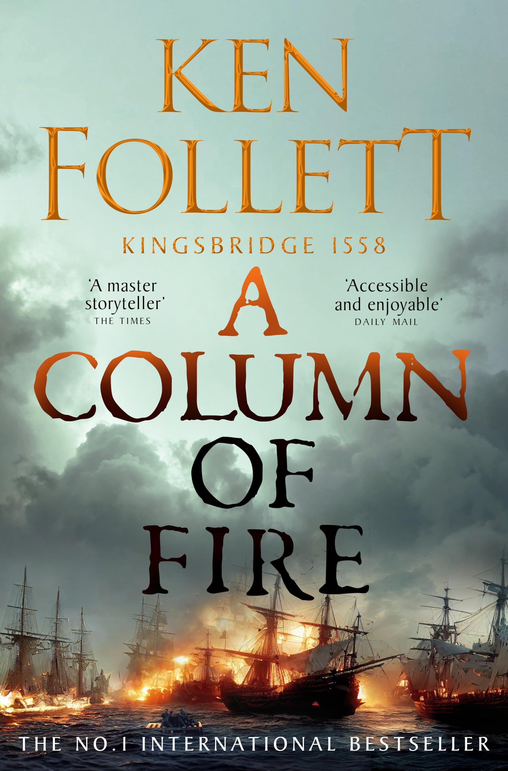 Front cover of the book 'Pan A Column of Fire (The Kingsbridge Novels).' by Ken Follett.
