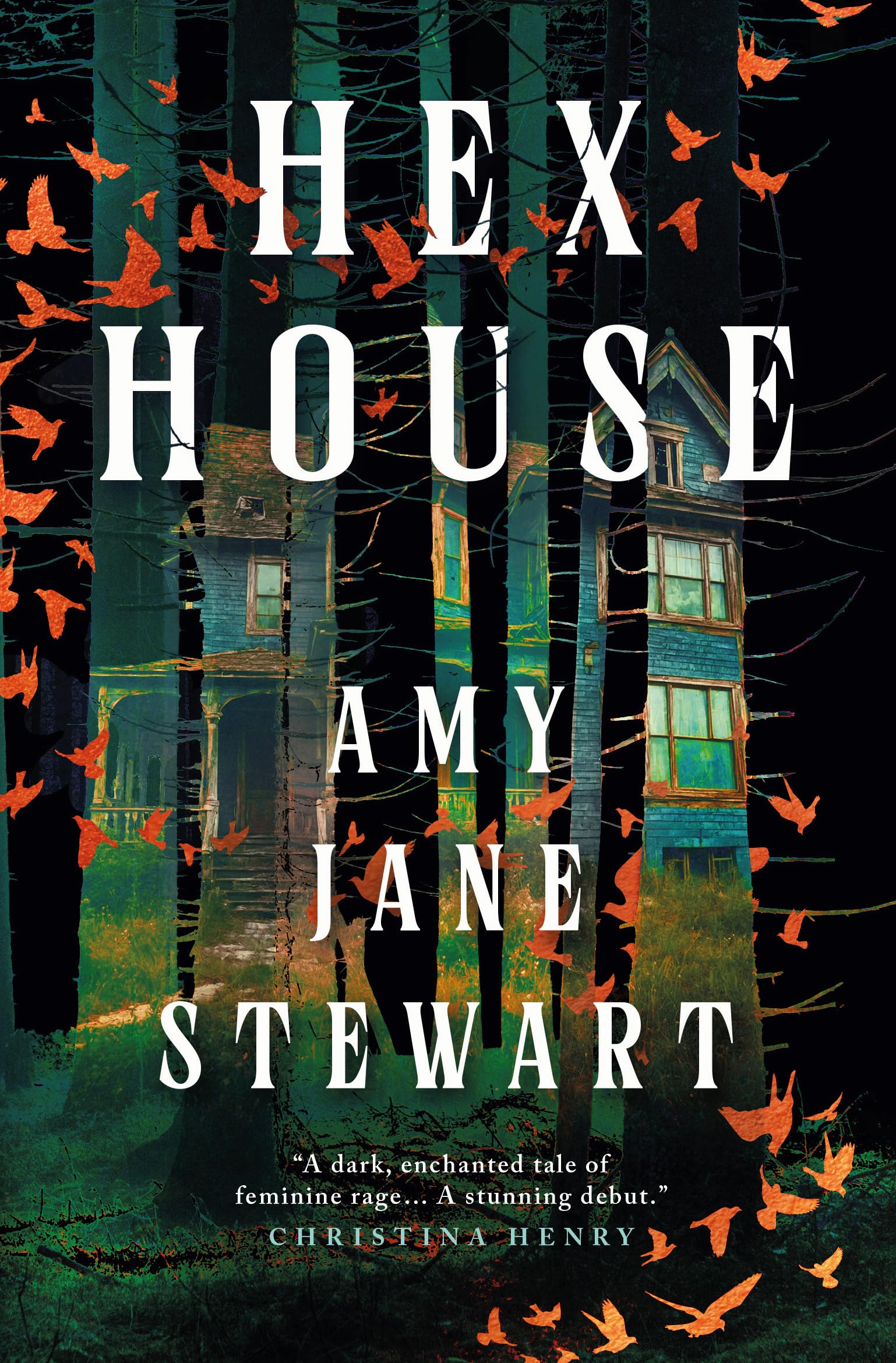 Front cover of the book 'Hex House' by Amy Jane Stewart.