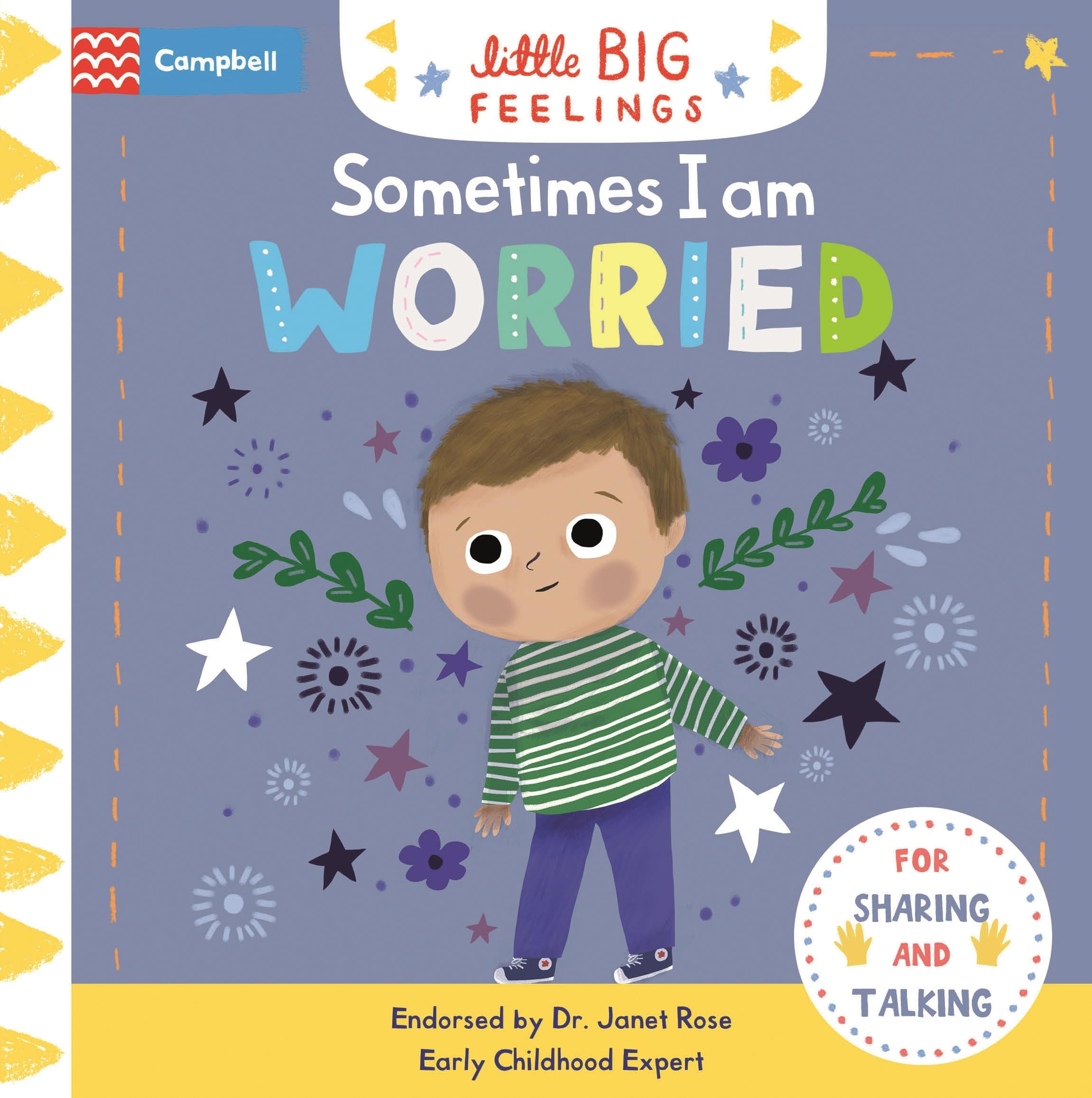 Front cover of the book 'Sometimes I Am Worried (Little Big Feelings)' by Campbell Books.