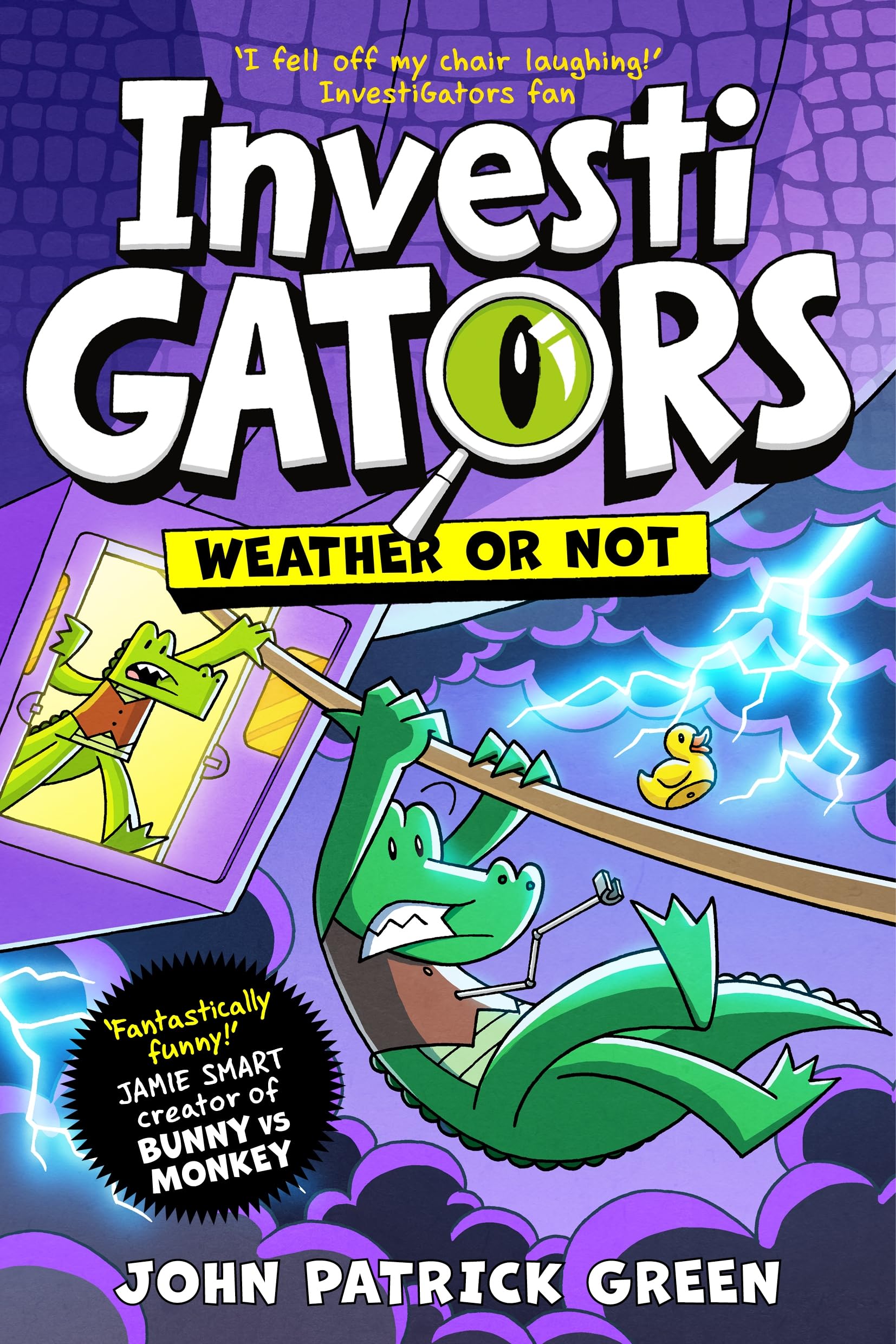 Front cover of the book 'Investigators: Weather or Not HC (International Edition)' by John Patrick Green.