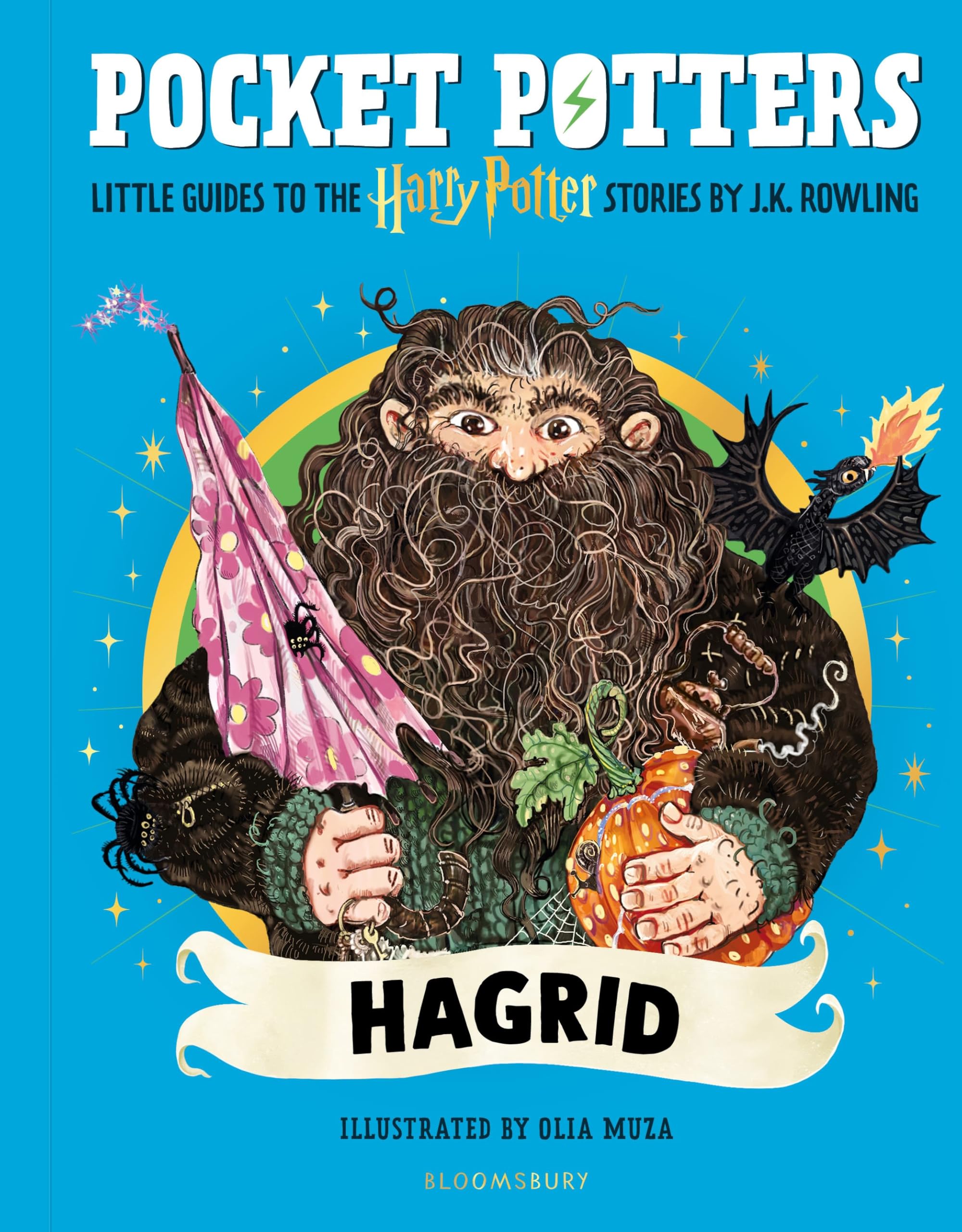 Front cover of the book 'Hagrid (pocket potters)' by J K Rowling.