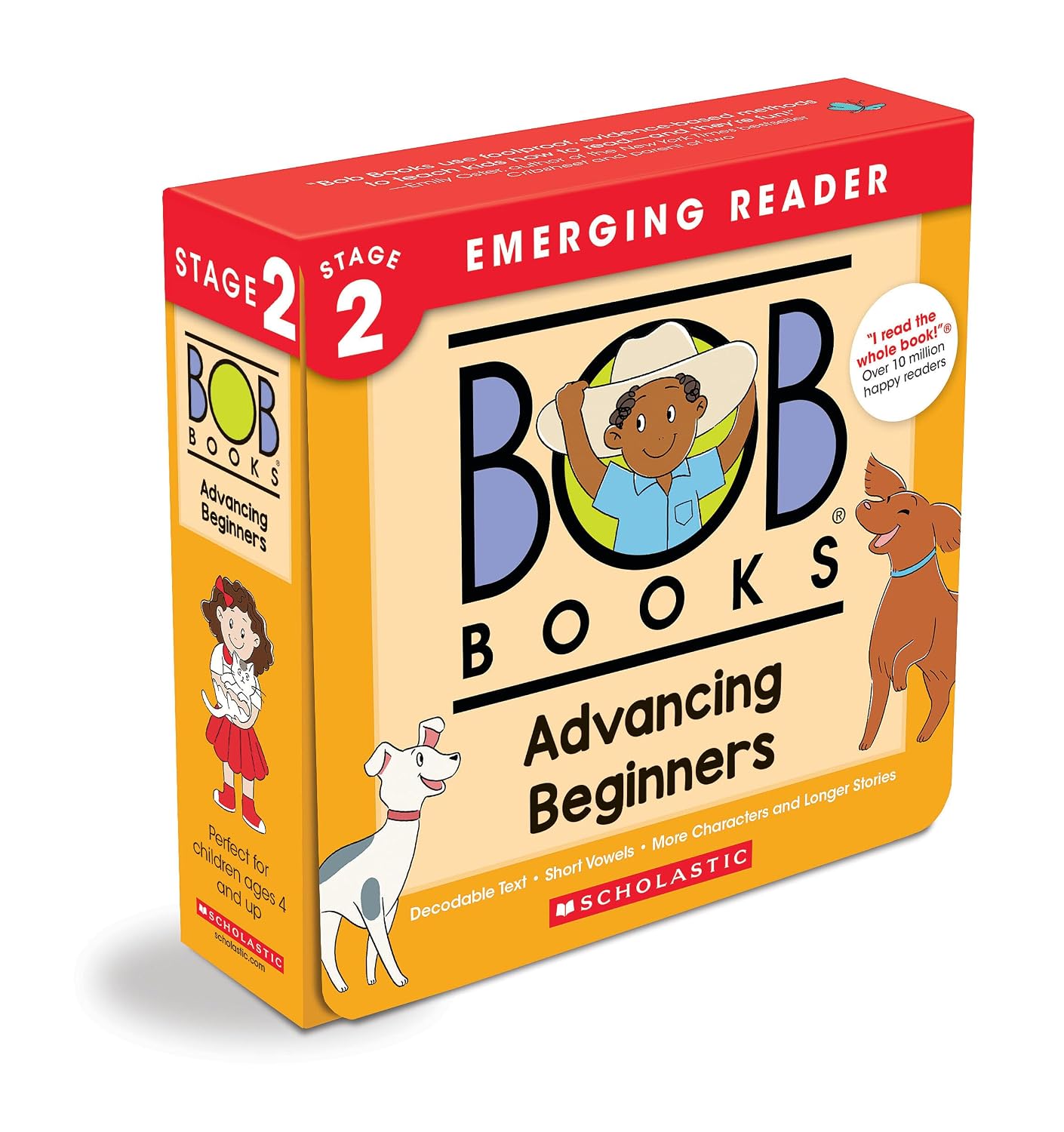 Bob Books - Advancing Beginners Box Set of 12 Paperbacks | Decodable Phonics Books, Ages 4 and up, Kindergarten (Stage 2: Emerging Reader) NYBooksHub