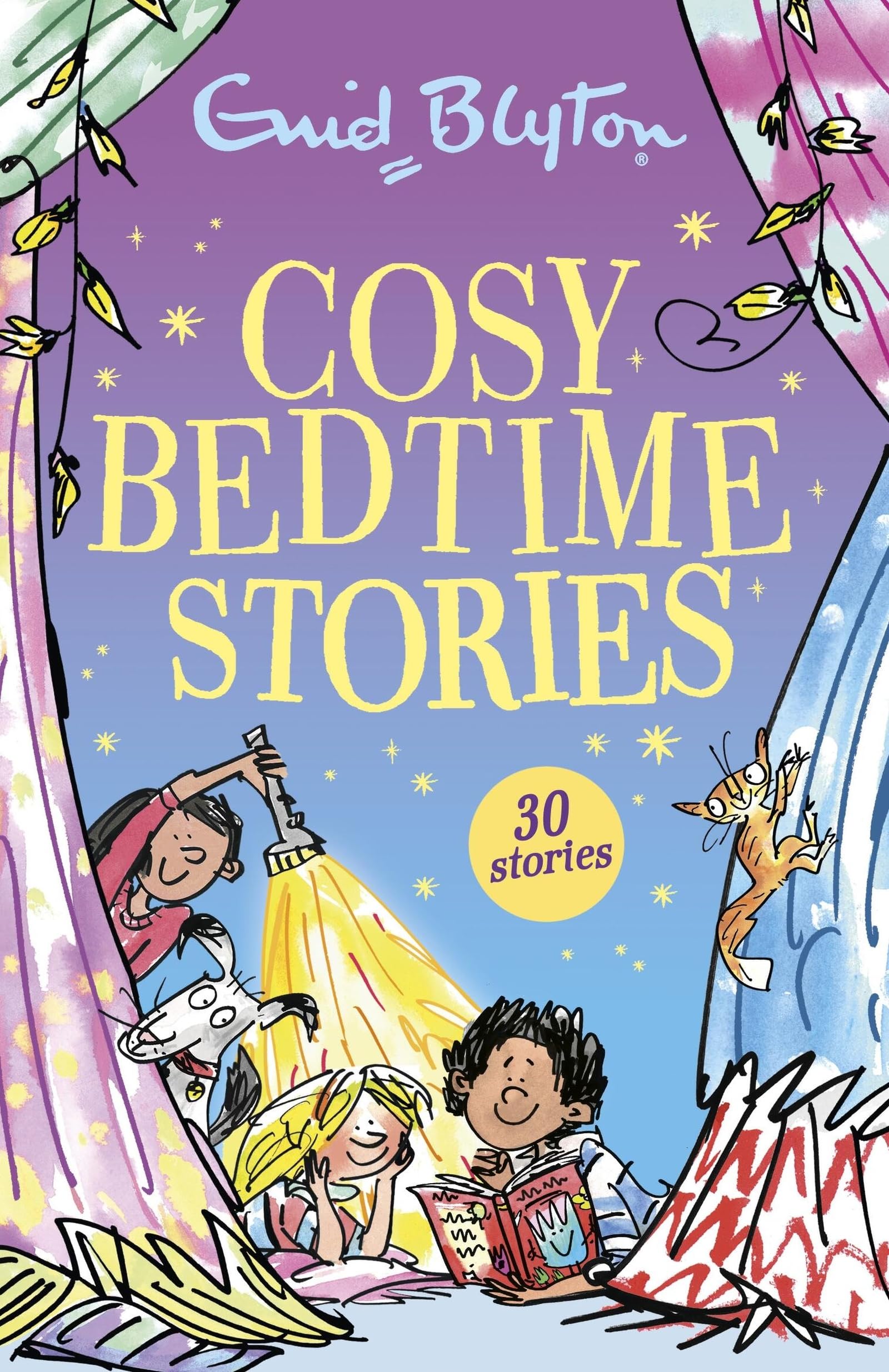Front cover of the book 'Cosy Bedtime Stories' by Enid Blyton.