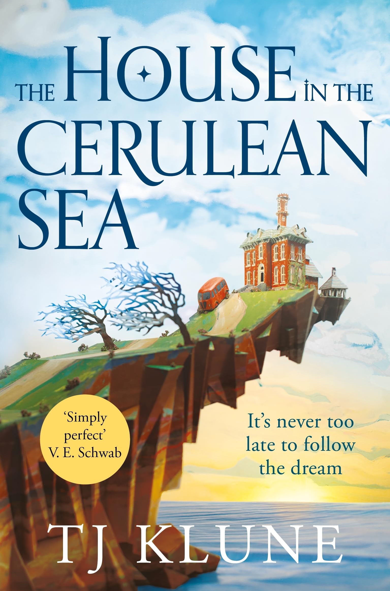 Front cover of the book 'The House in the Cerulean Sea: **Special Limited Edition First Printing**' by TJ Klune.