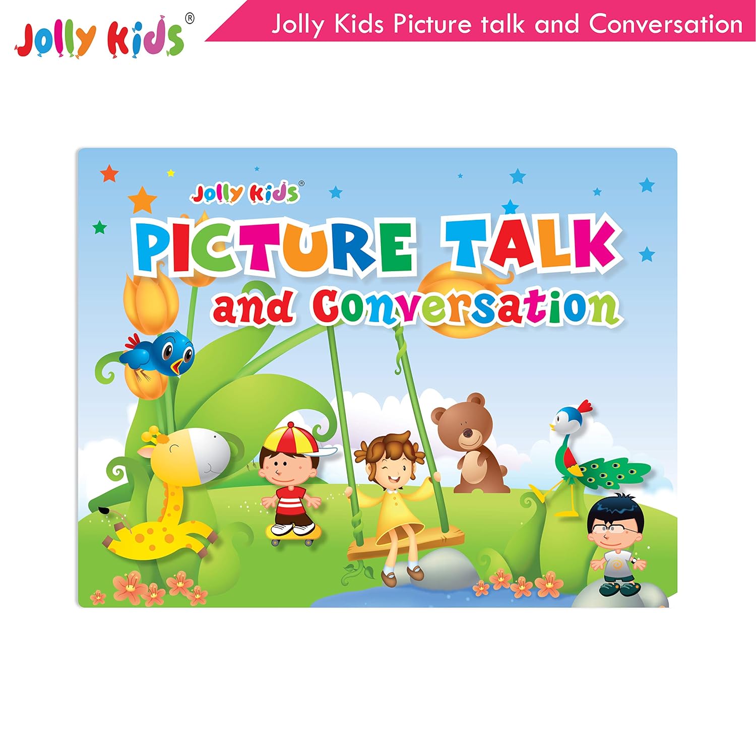 Jolly Kids Picture Talk and Conversation Book for Kids Age 2-6 Years NYBooksHub