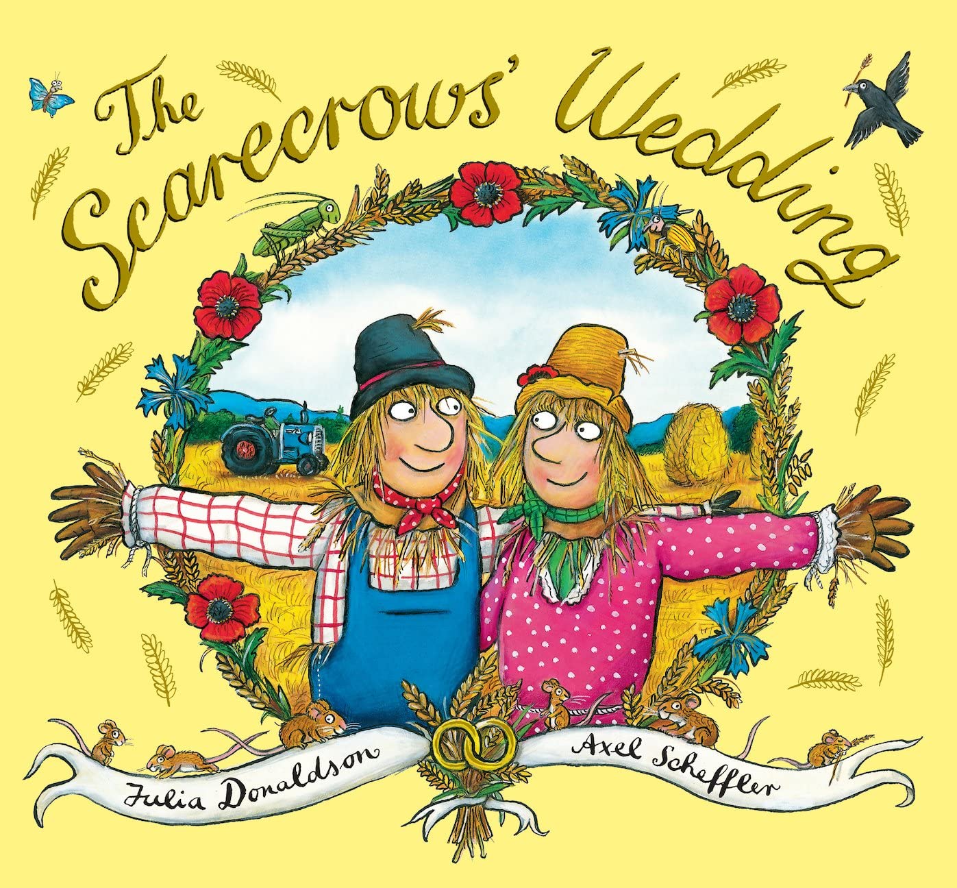 Front cover of the book 'The Scarecrows' Wedding' by Julia Donaldson.