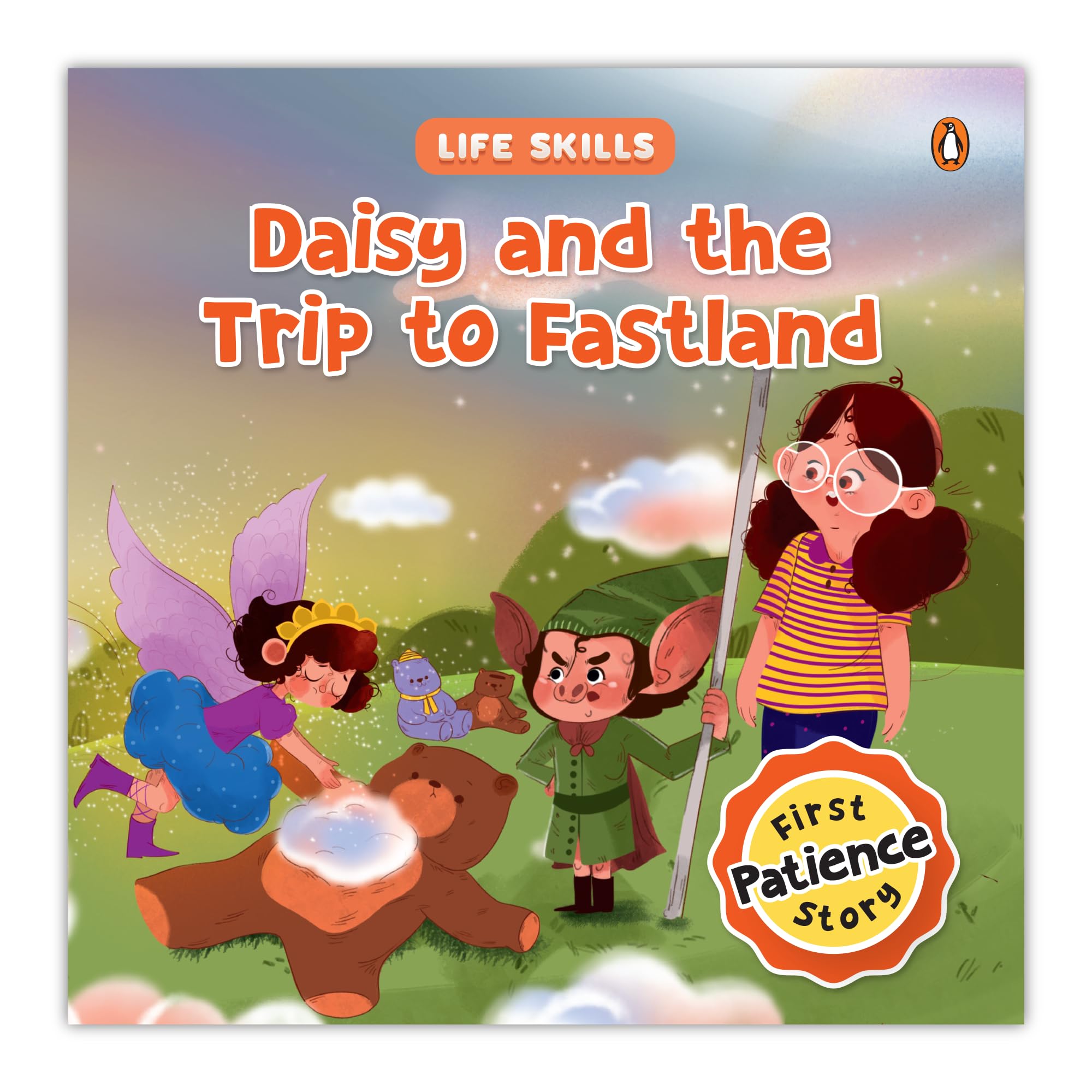 Front cover of the book 'Life Skills Series-Daisy and the Trip to Fastland: Patience, Self-control & Emotional Growth I A Heartwarming Illustrate' by Pengiun.