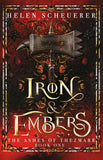 Front cover of the book 'Iron & Embers' by Helen Scheuerer.