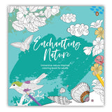 Front cover of the book 'Enchanting Nature: Adult Coloring Book | Fun and Relaxing Doodle Designs for all Age Groups' by Penguin.