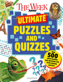Front cover of the book 'The Week Junior Ultimate Puzzles and Quizzes: Over 200 pages of mind-bending quizzes, sudoku, word searches, crosswords' by The Week Junior.