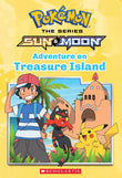 Front cover of the book 'Adventure on Treasure Island (Pokémon Alola Chapter Book #3)' by Jeanette Lane.