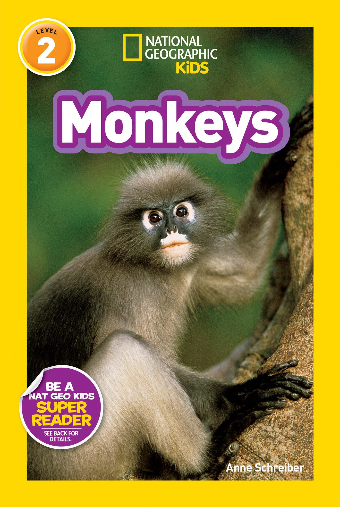 Front cover of the book 'Monkeys (National Geographic Kids Readers, Level 2)' by Na.