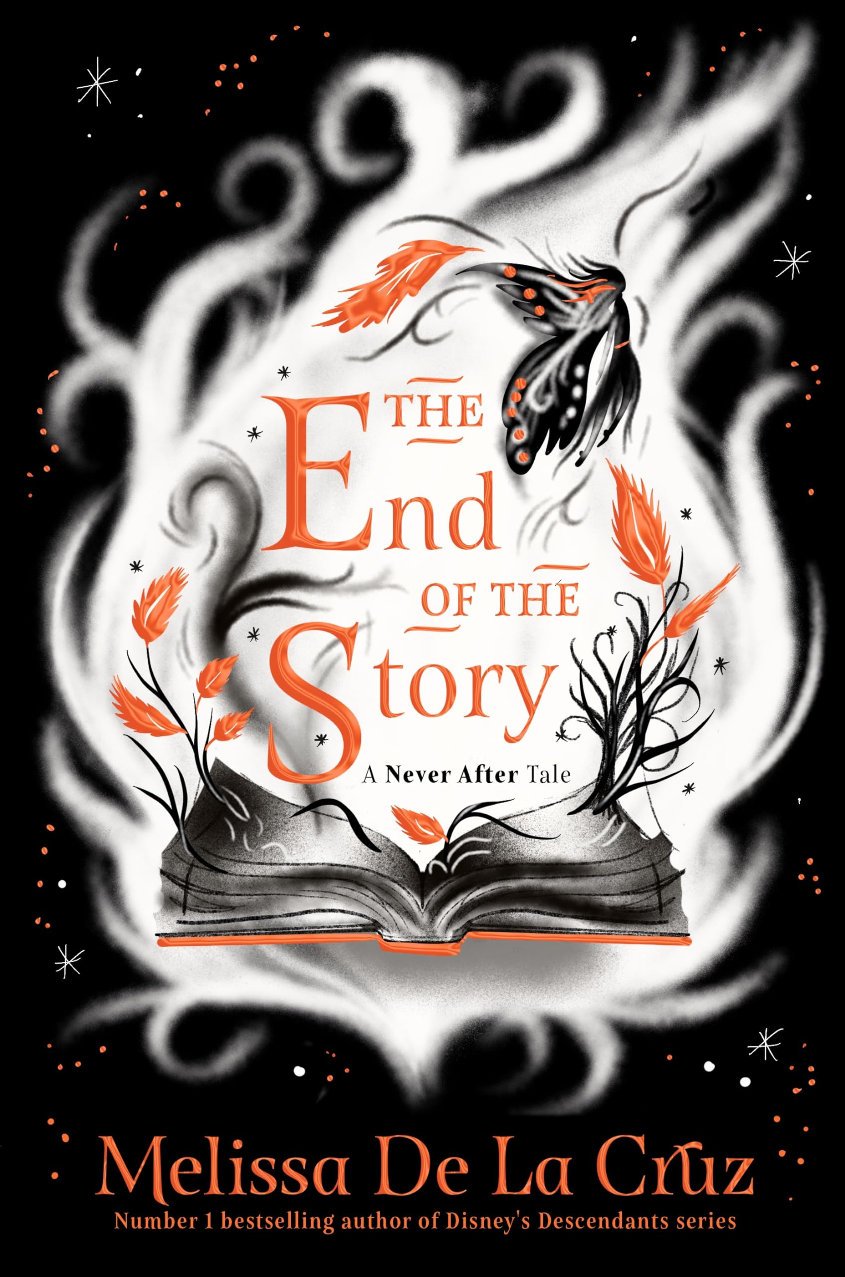 Front cover of the book 'The end of the story' by Melissa de la Cruz.