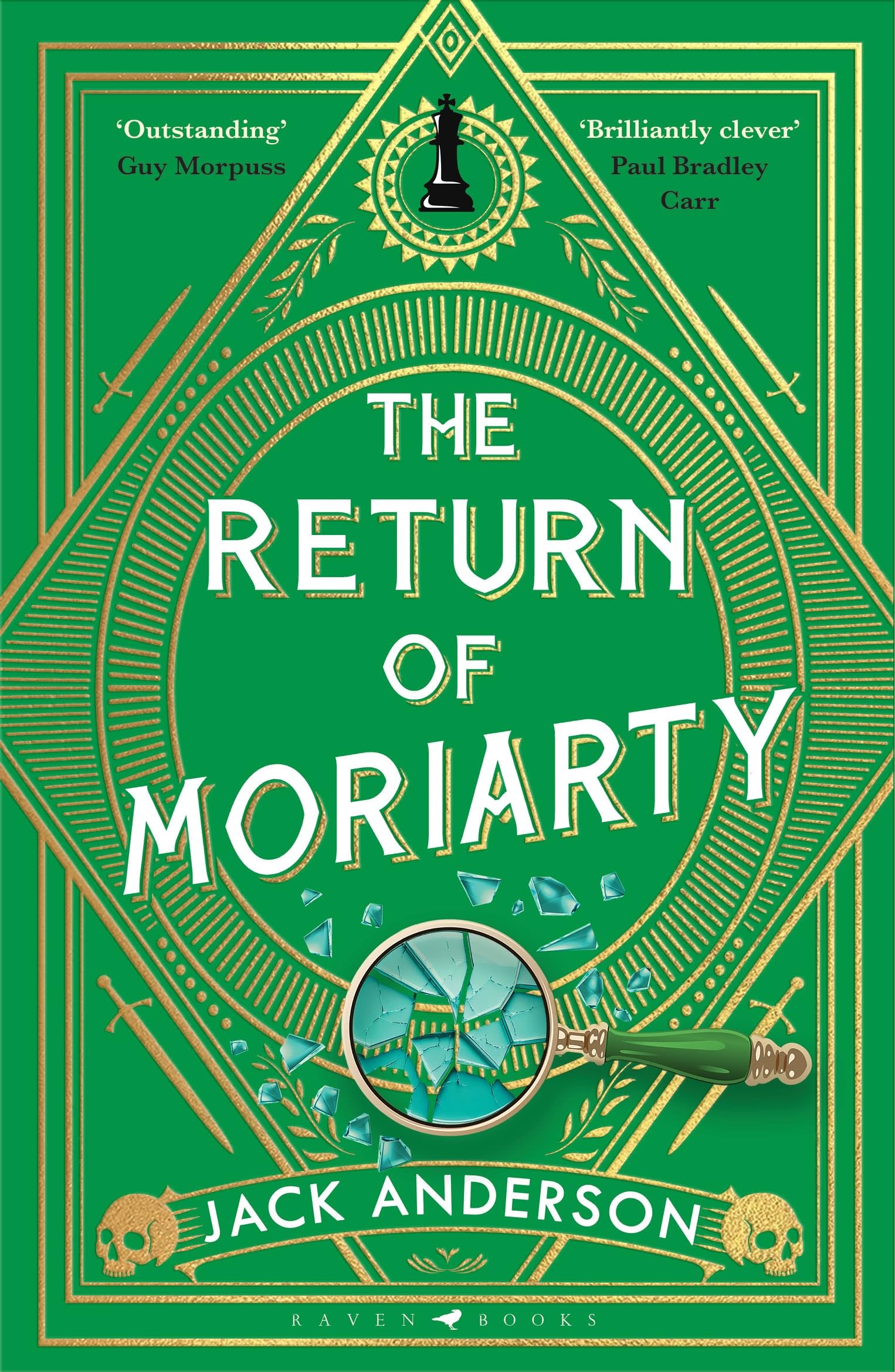 Front cover of the book 'The return of moriarty' by Jack Anderson.