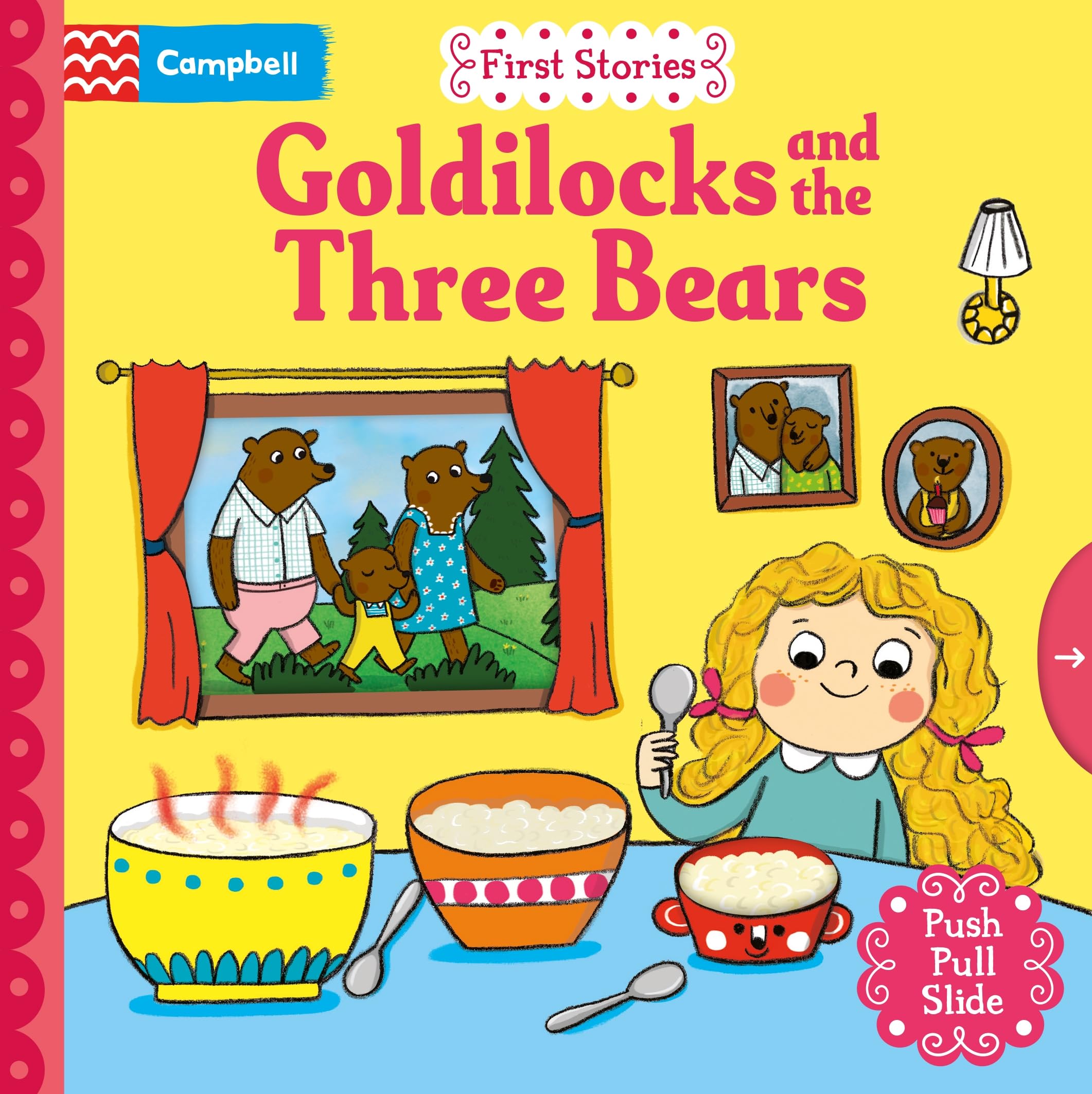 Front cover of the book 'Goldilocks and the Three Bears' by Campbell Books.