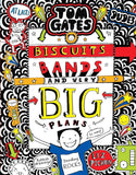 Front cover of the book 'Tom Gates #14: Biscuits Bands and Very Big Plans' by Liz Pichon.