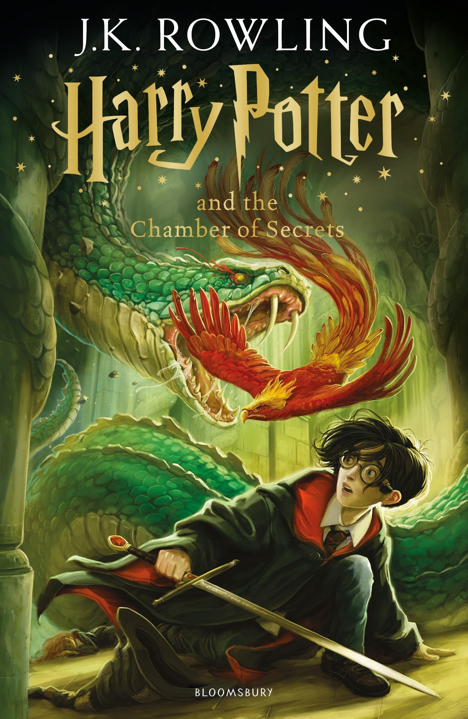 Front cover of the book 'Harry Potter and the Chamber of Secrets, Book 2' by Rowling, J.K..