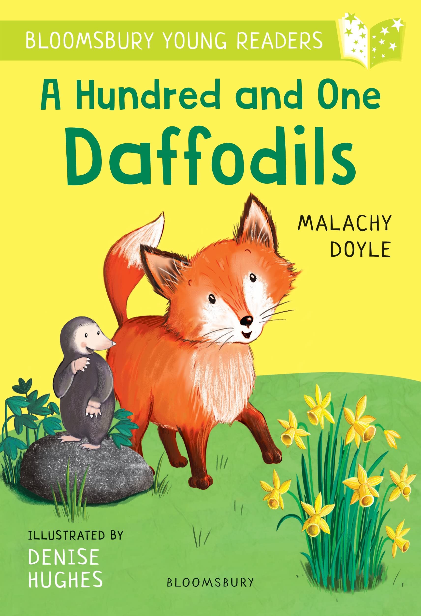 Front cover of the book 'A Hundred and One Daffodils: A Bloomsbury Young Reader: Lime Book Band (Bloomsbury Young Readers)' by Malachy Doyle.