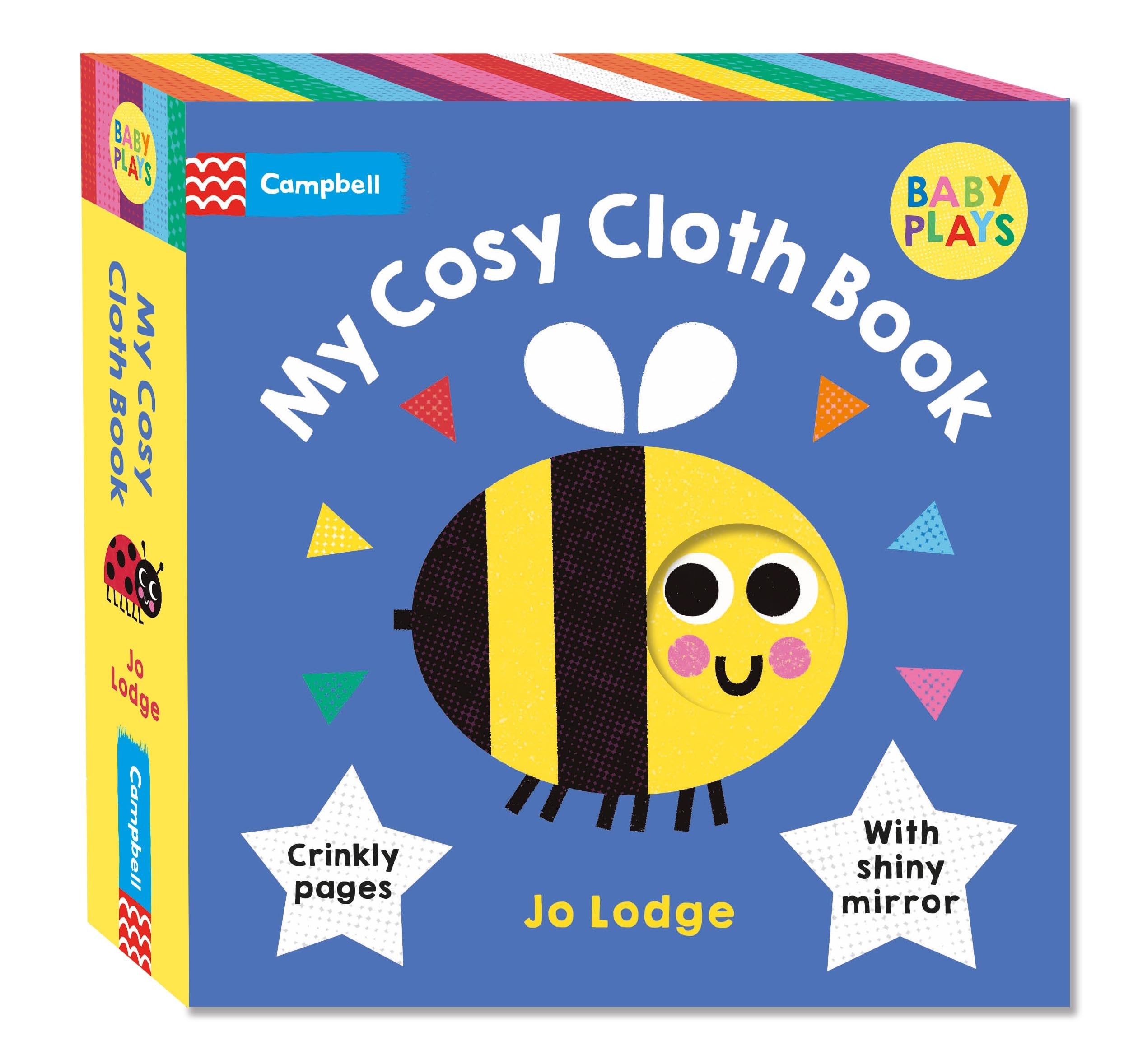 Front cover of the book 'My Cosy Cloth Book' by Jo Lodge.