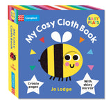 Front cover of the book 'My Cosy Cloth Book' by Jo Lodge.