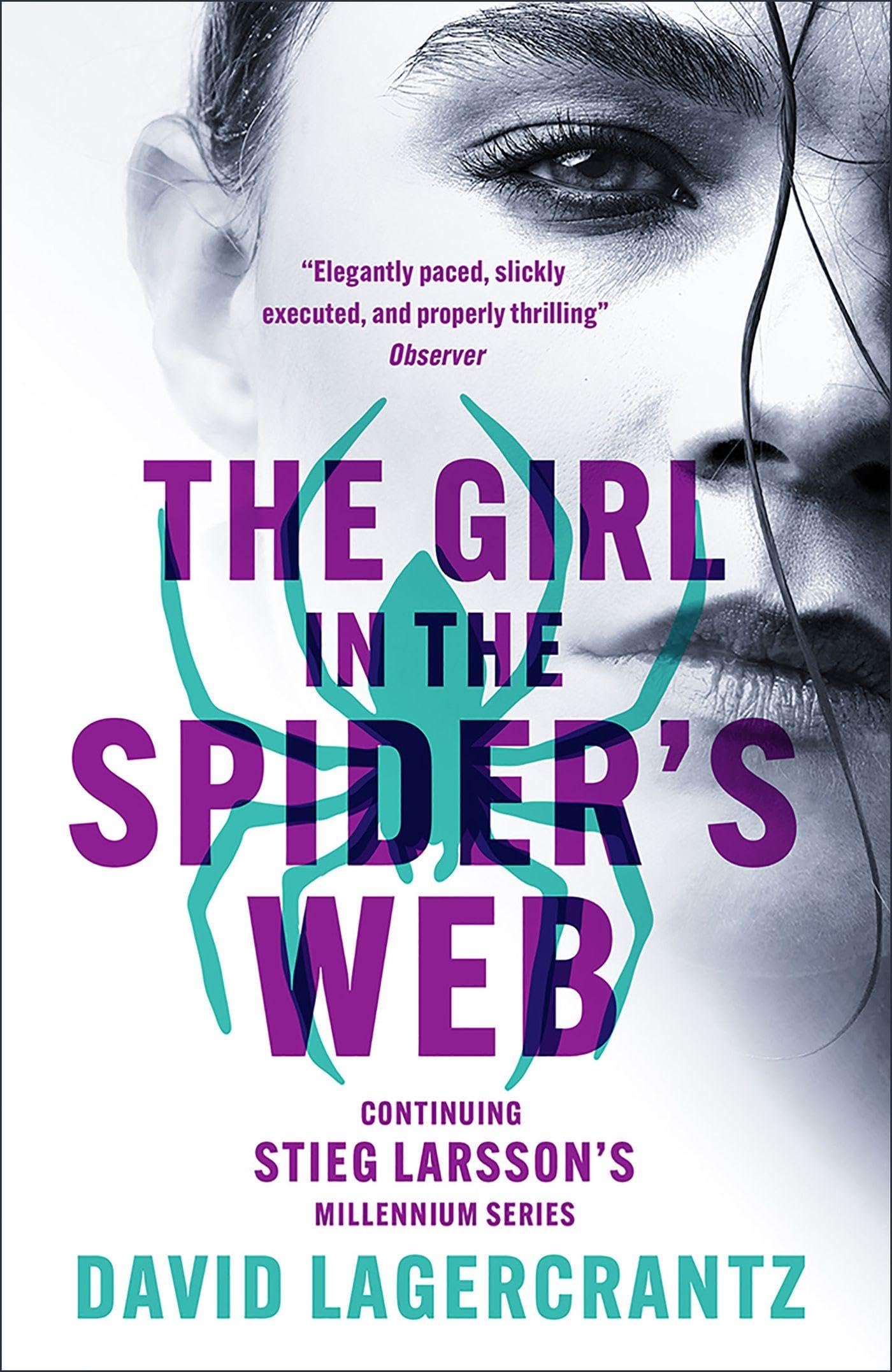 Front cover of the book 'MacLehose Press The Girl in the Spiders Web A Dragon Tattoo story (Millennium).' by David Lagercrantz.