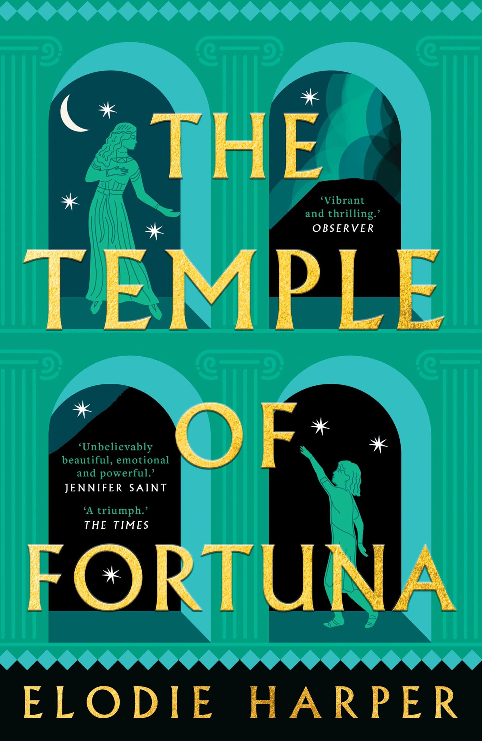 Front cover of the book 'The temple of fortuna (the wolf den trilogy)' by Elodie Harper.