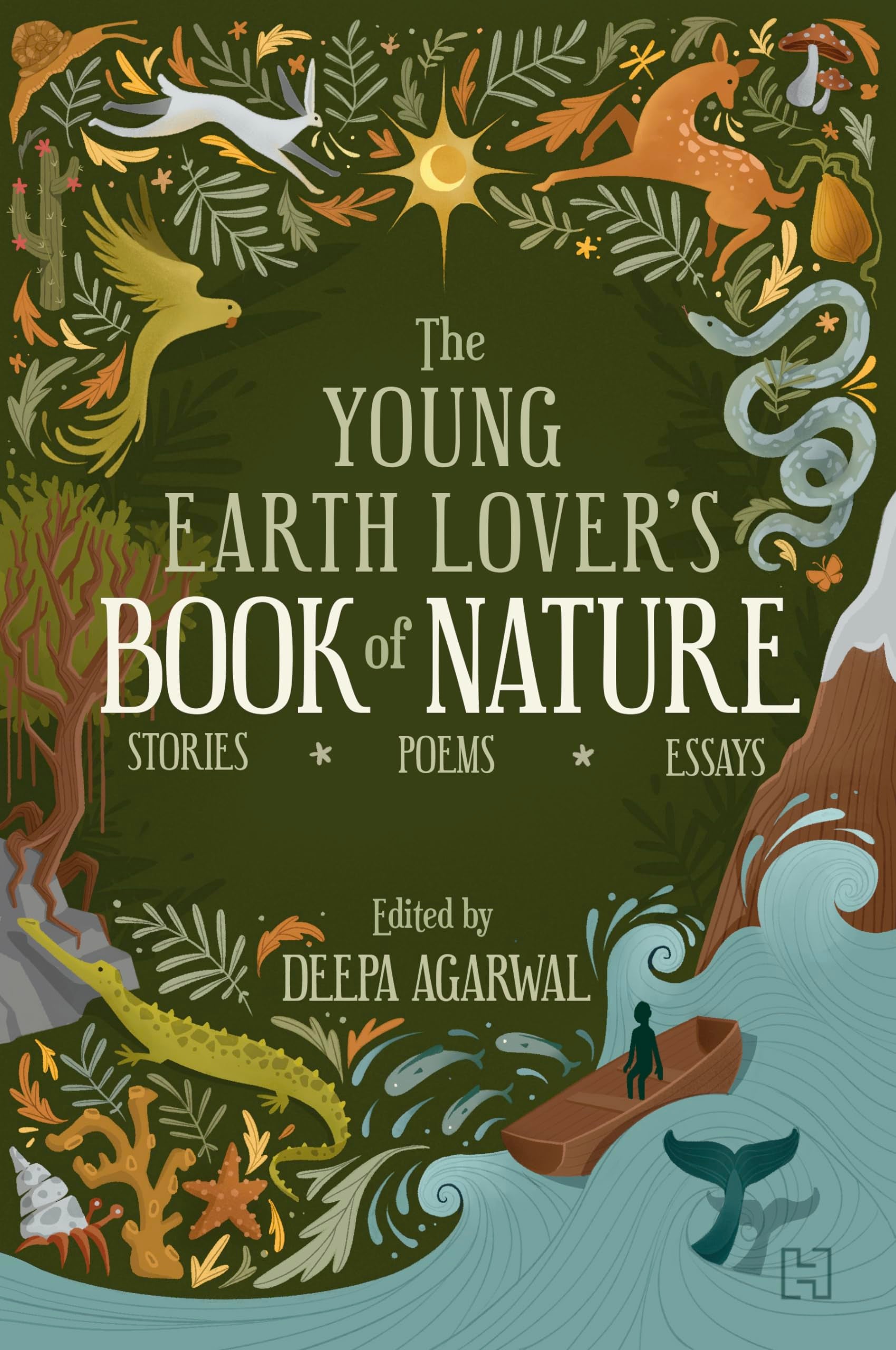 Front cover of the book 'The Young Earth Lover's Book of Nature' by Edited by Agarwal, Deepa.