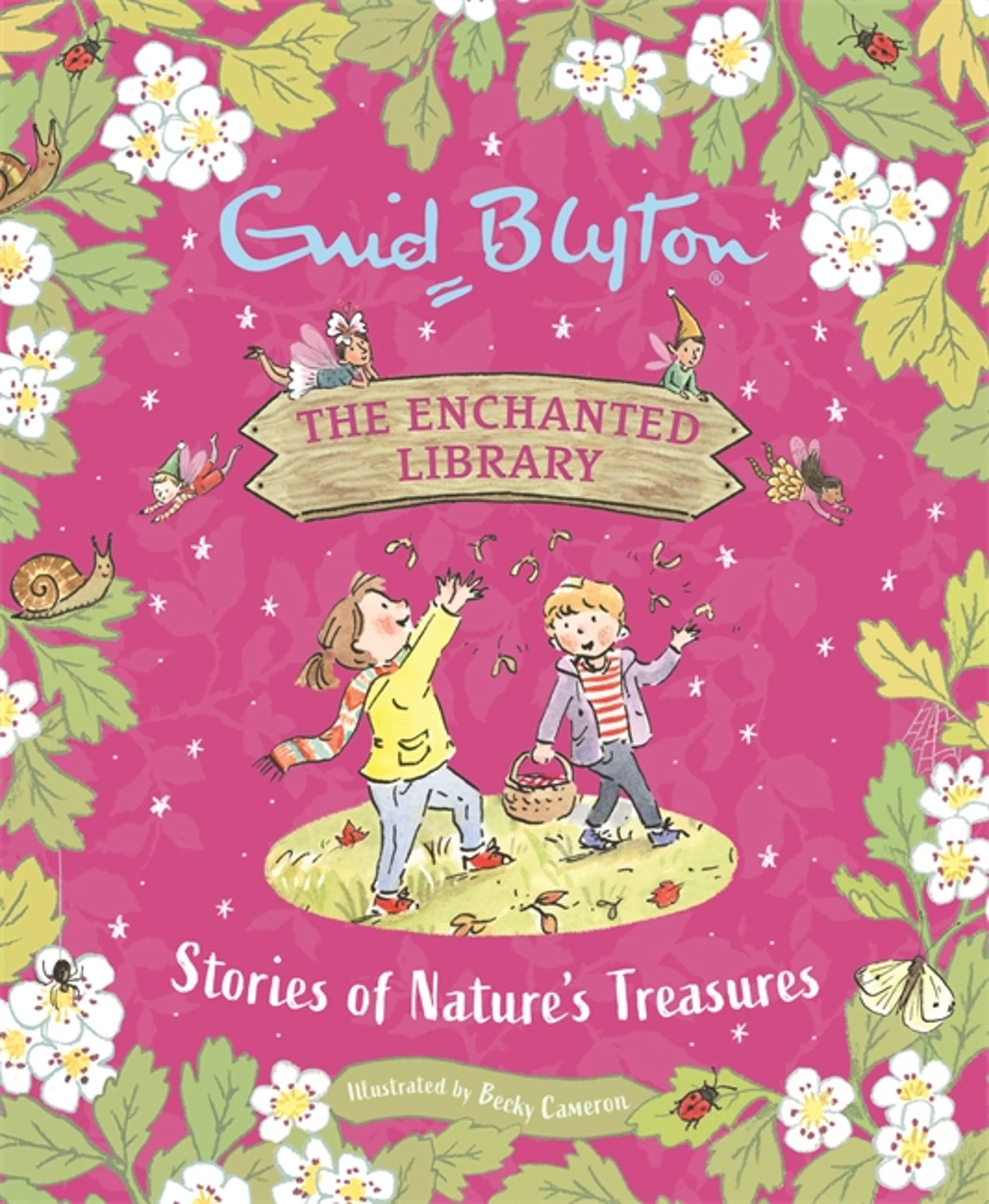 Front cover of the book 'Stories of Nature's Treasures (The Enchanted Library)' by Enid Blyton.