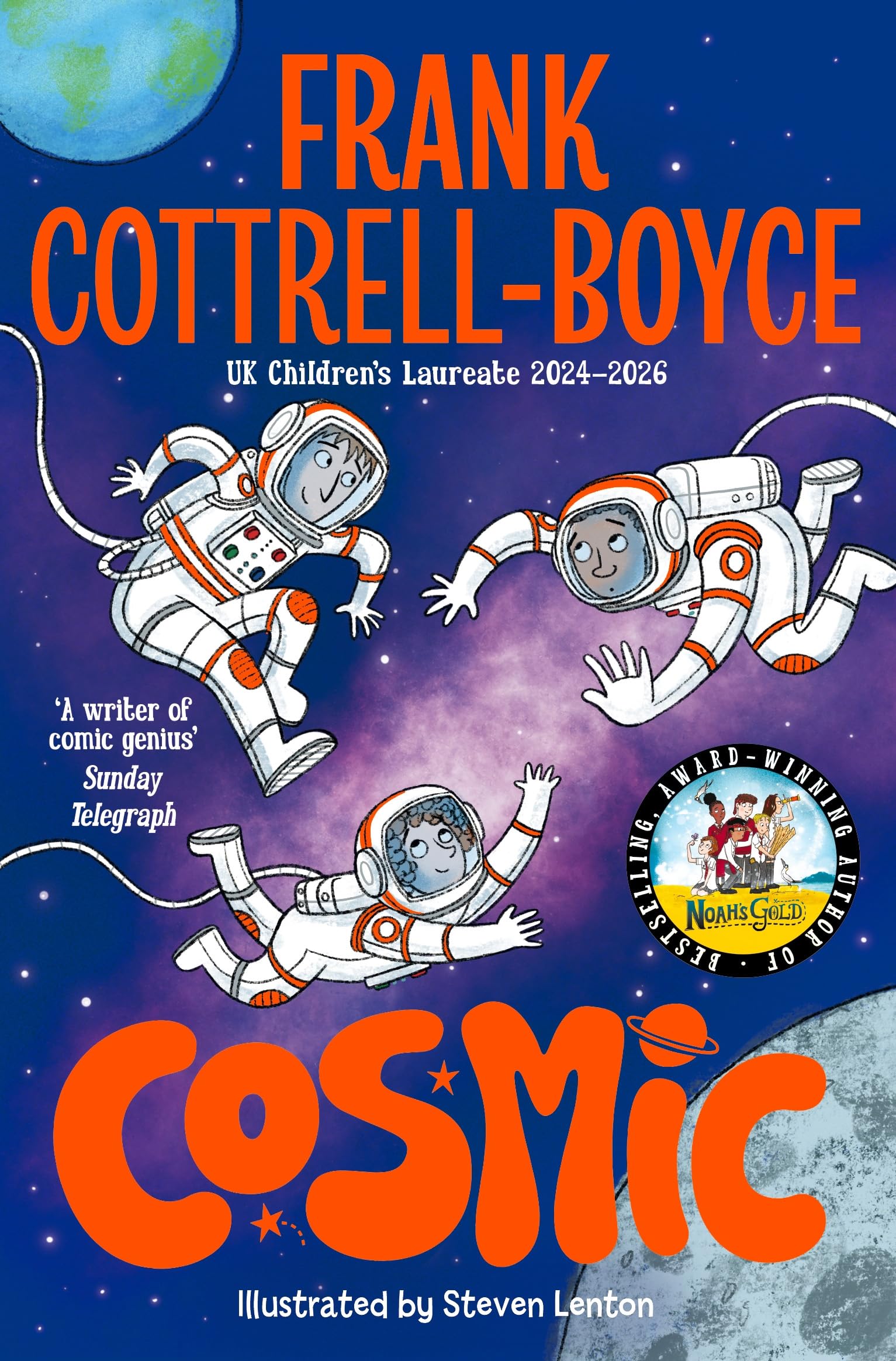 Front cover of the book 'Cosmic' by Frank Cottrell Boyce.