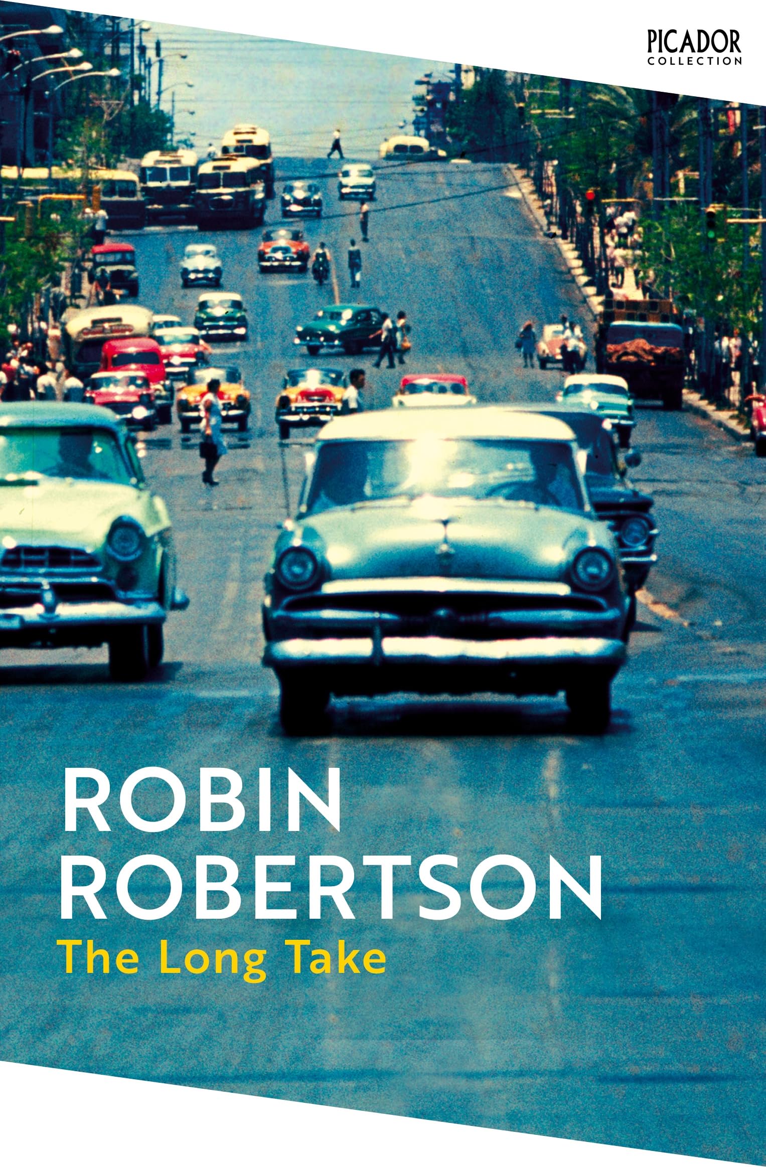 Front cover of the book 'The Long Take' by Robin Robertson.