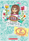 Front cover of the book 'Ella Diaries #3: I Heart Pets' by Meredith Costain.