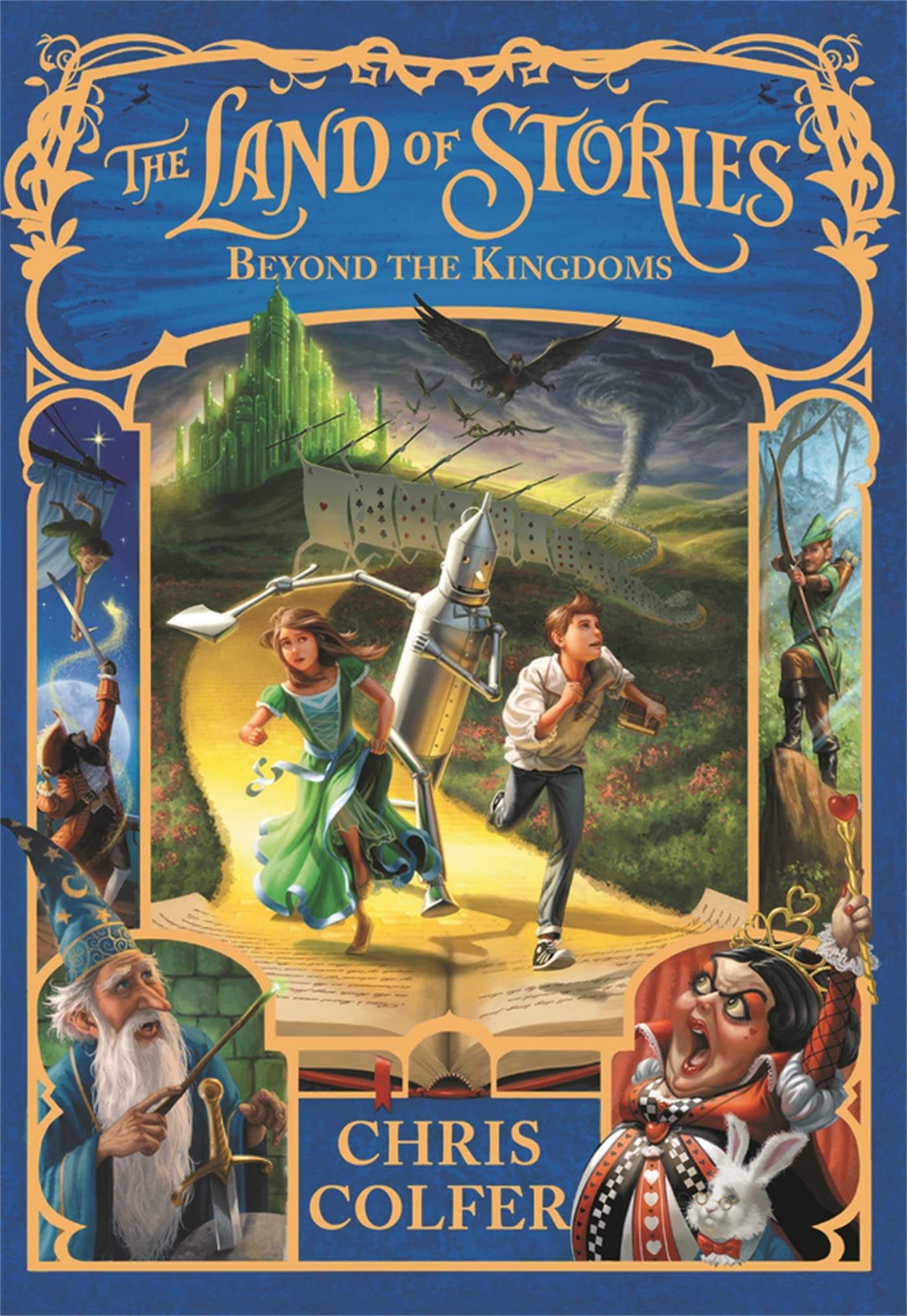 Front cover of the book 'The Land of Stories: Beyond the Kingdoms: Book 4 Colfer, Chris' by Chris Colfer.