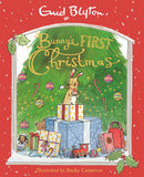 Front cover of the book 'Bunny's First Christmas' by Enid Blyton.