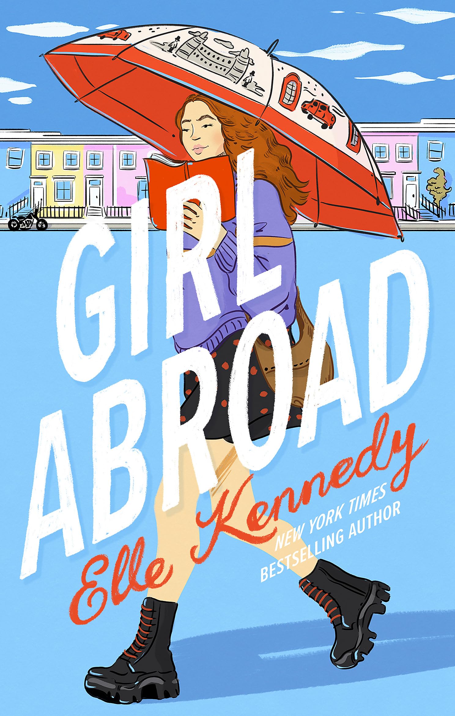 Front cover of the book 'Girl Abroad' by Elle Kennedy.