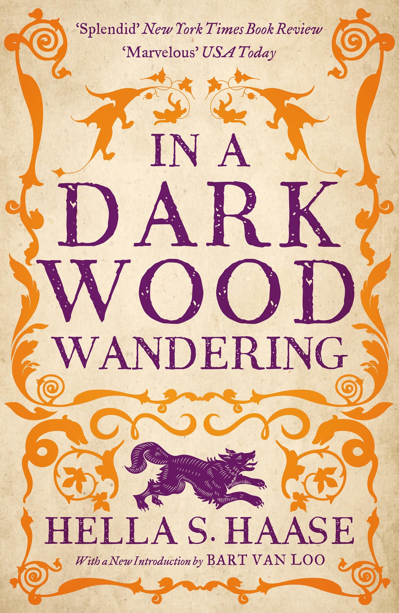 Front cover of the book 'Apollo In a Dark Wood Wandering A Novel of the Middle Ages.' by Hella S. Haasse.