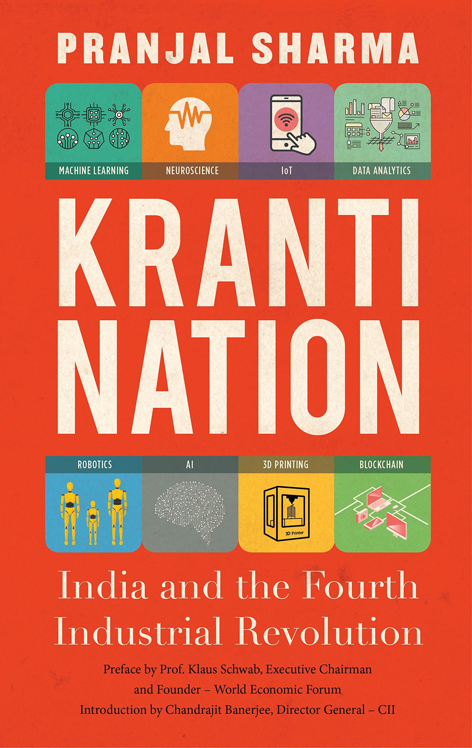 Front cover of the book 'Kranti Nation' by Pranjal Sharma.