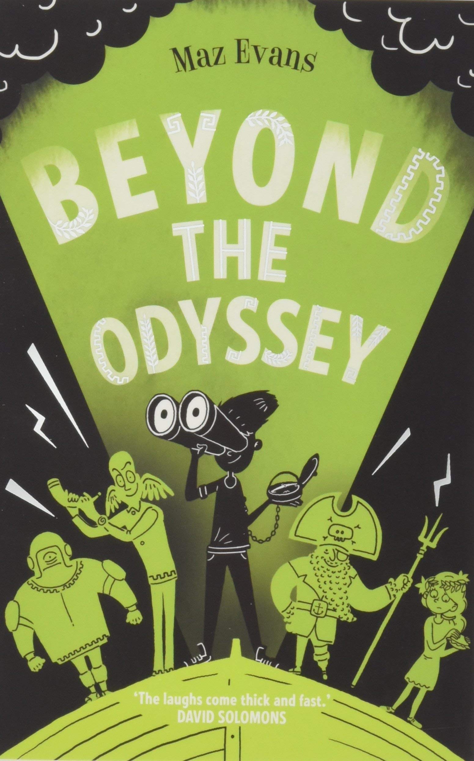 Front cover of the book 'Who Let The Gods Out? #3: Beyond The Odyssey' by Maz Evans.