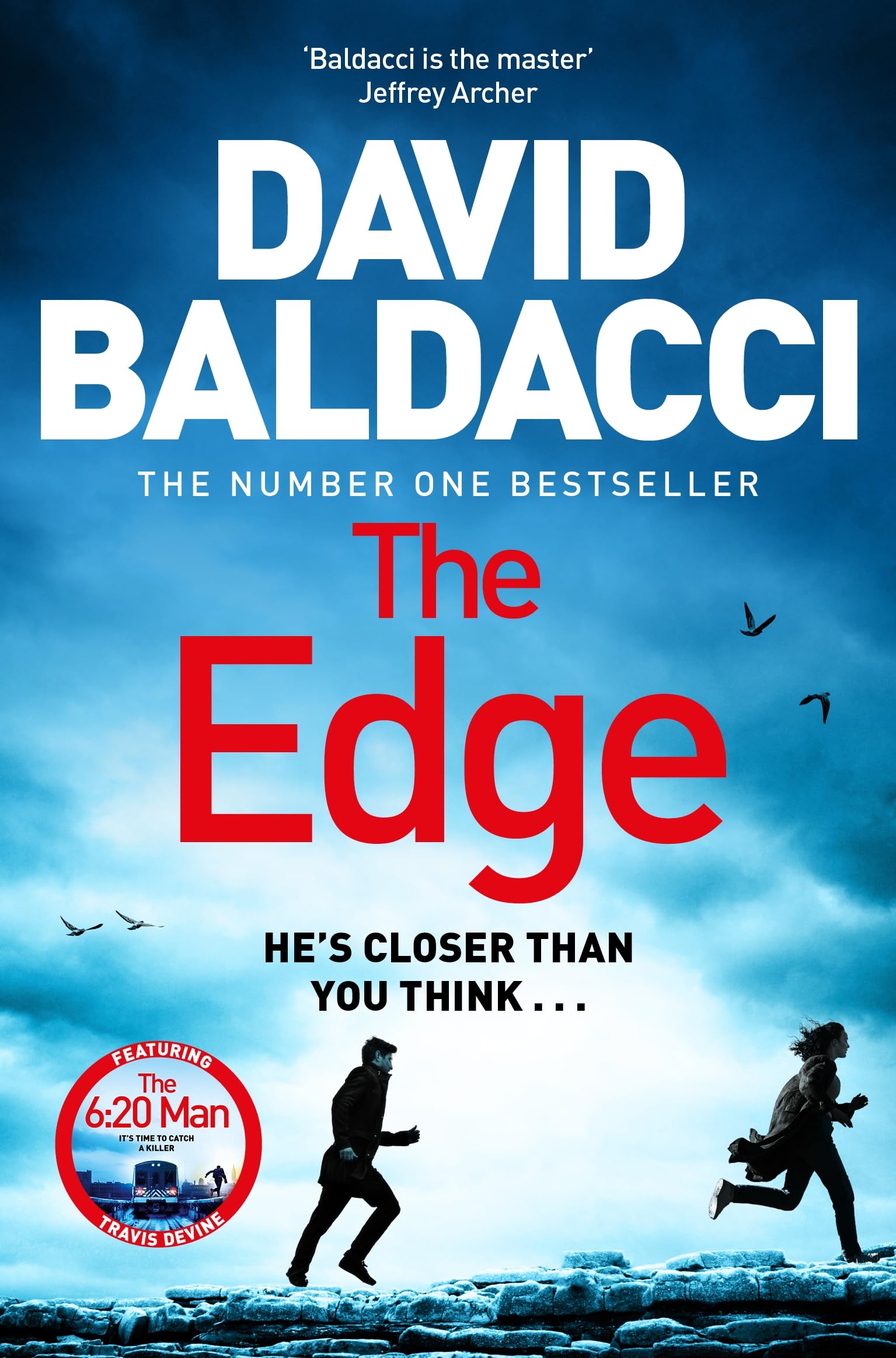 Front cover of the book 'The edge' by David Baldacci.