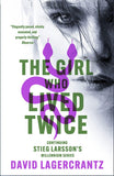 Front cover of the book 'The Girl Who Lived Twice: continuing the monumental DRAGON TATTOO series - more than 100 million copies sold worldwide' by David Lagercrantz.