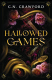 Front cover of the book 'Hallowed Games' by C.N. Crawford.