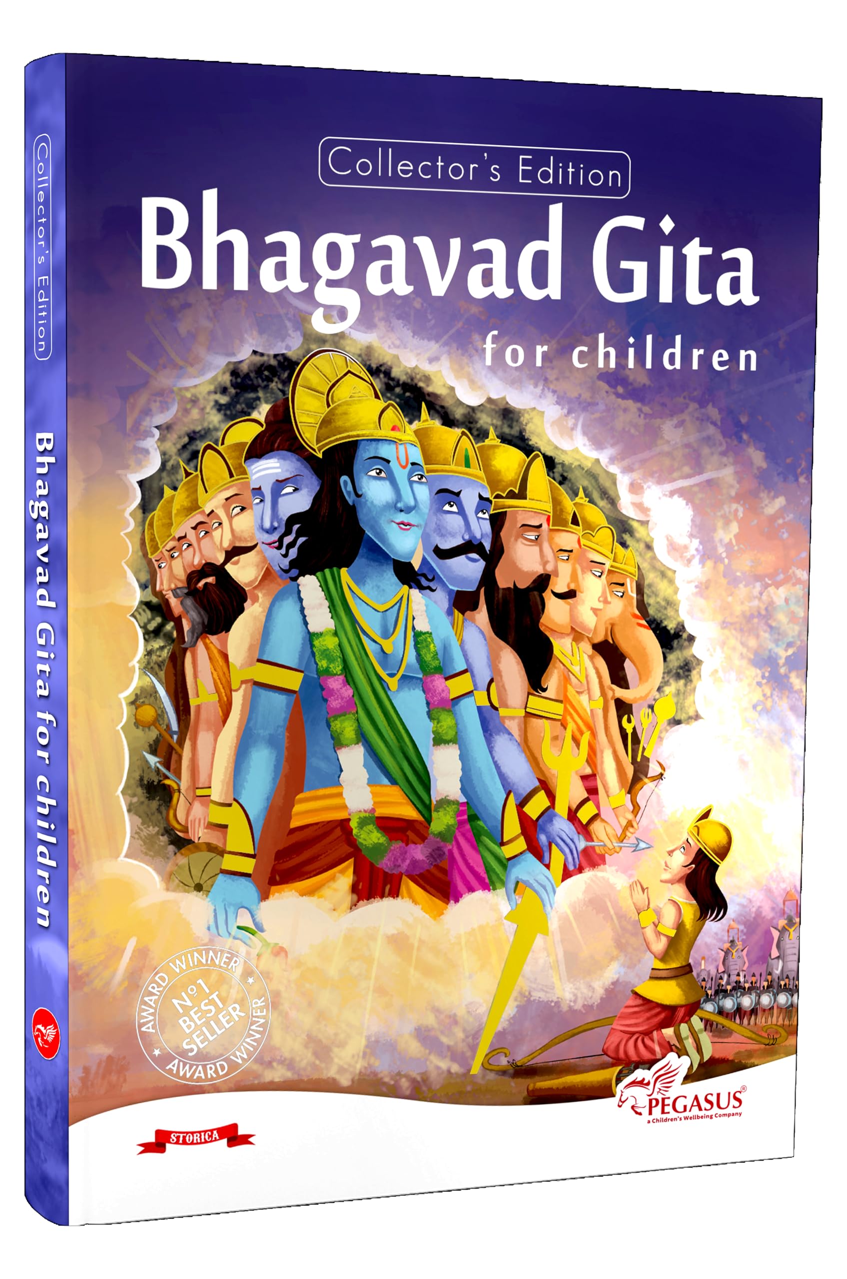 Front cover of the book 'Bhagavad Gita for Children' by Na.