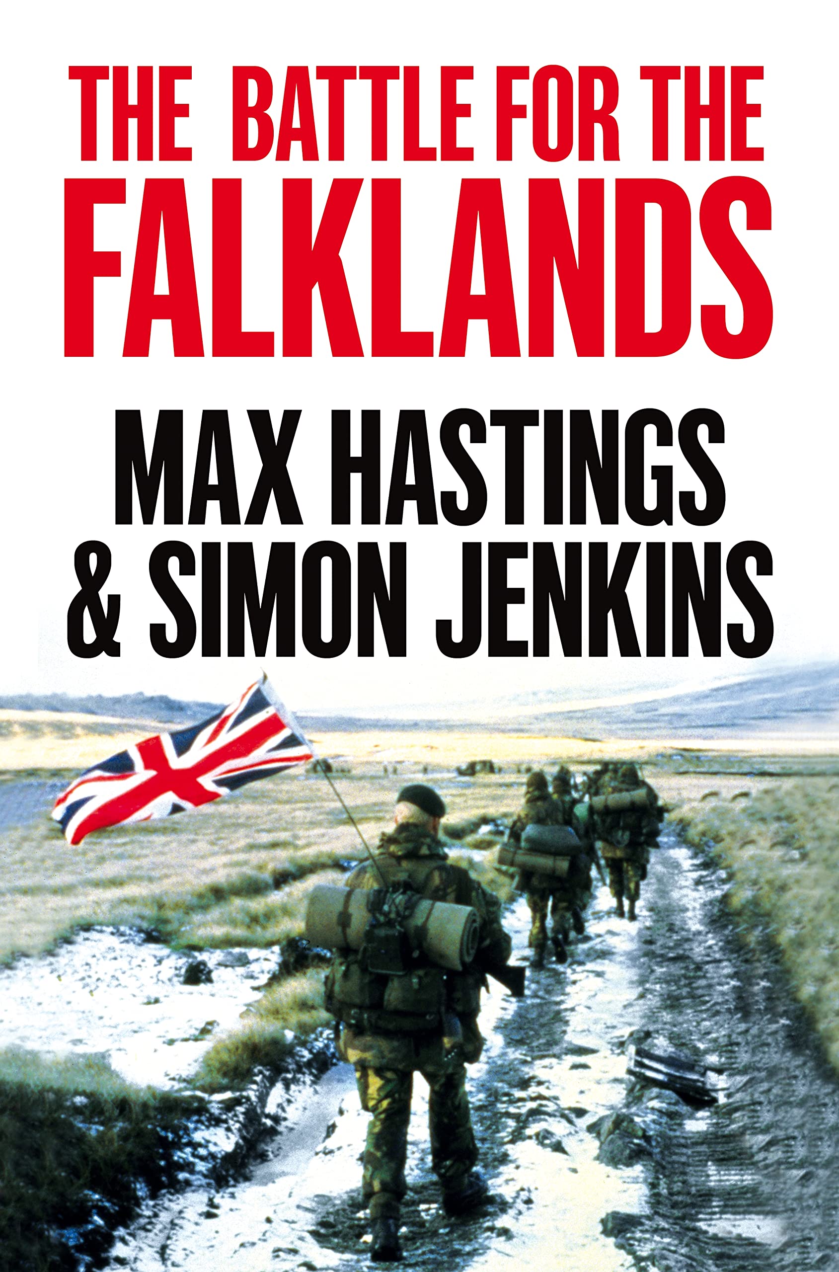 Front cover of the book 'The Battle for the Falklands' by Max Hastings,Simon Jenkins.
