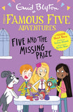 Front cover of the book 'Famous Five Colour Short Stories: Five and the Missing Prize' by Enid Blyton and Sufiya Ahmed.