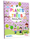 Front cover of the book 'Plants Trees Activity Book' by Pegasus.