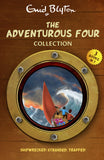 Front cover of the book 'The Adventurous Four Collection (Shipwrecked!, Stranded! And Trapped!)' by Enid Blyton.