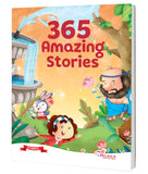 Front cover of the book '365 Amazing Stories' by Pegasus.