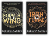 The Empyrean Series Collection 2 Books Set By Rebecca Yarros (Fourth Wing, Iron Flame)