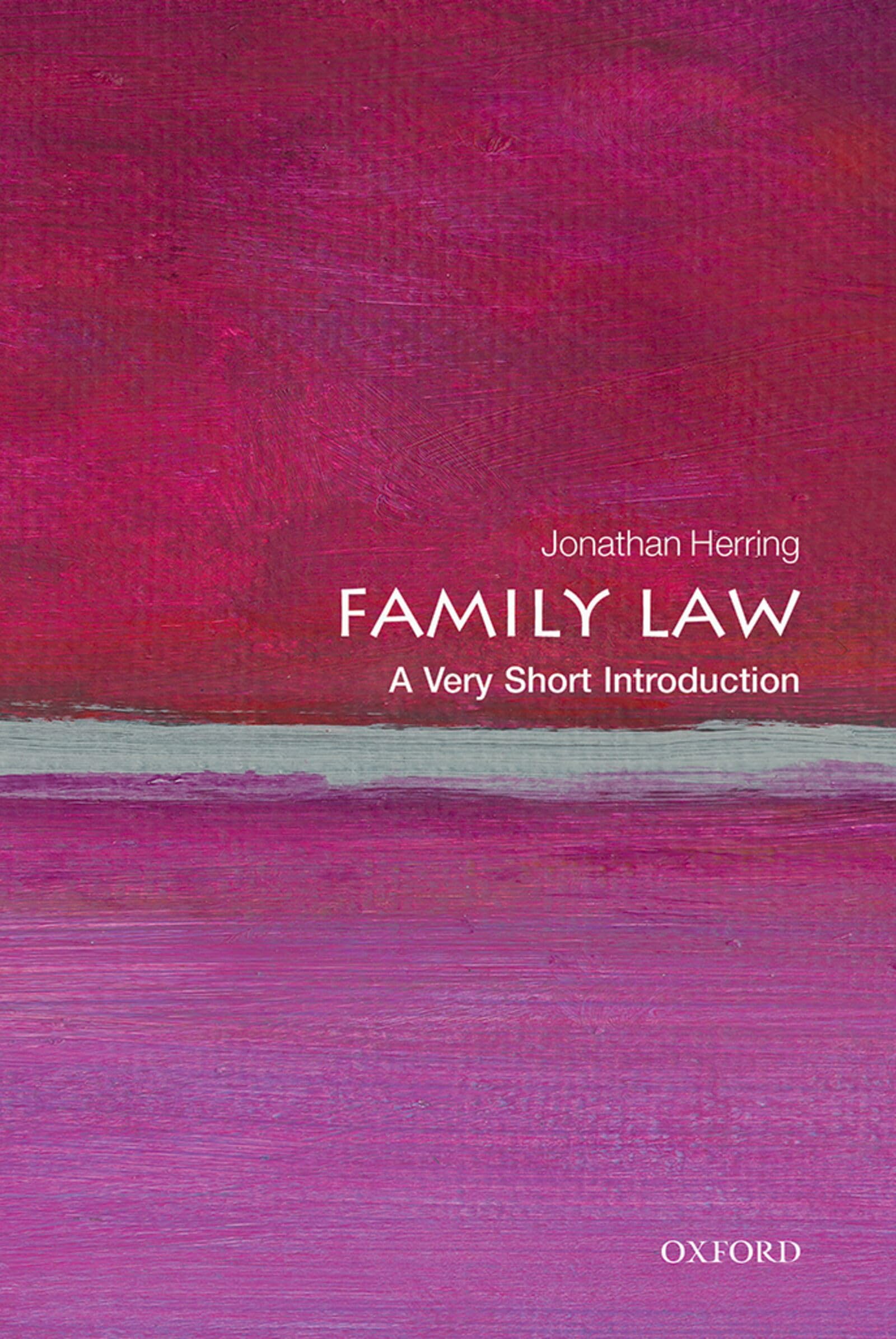 Family Law: A Very Short Introduction |9780199668526|