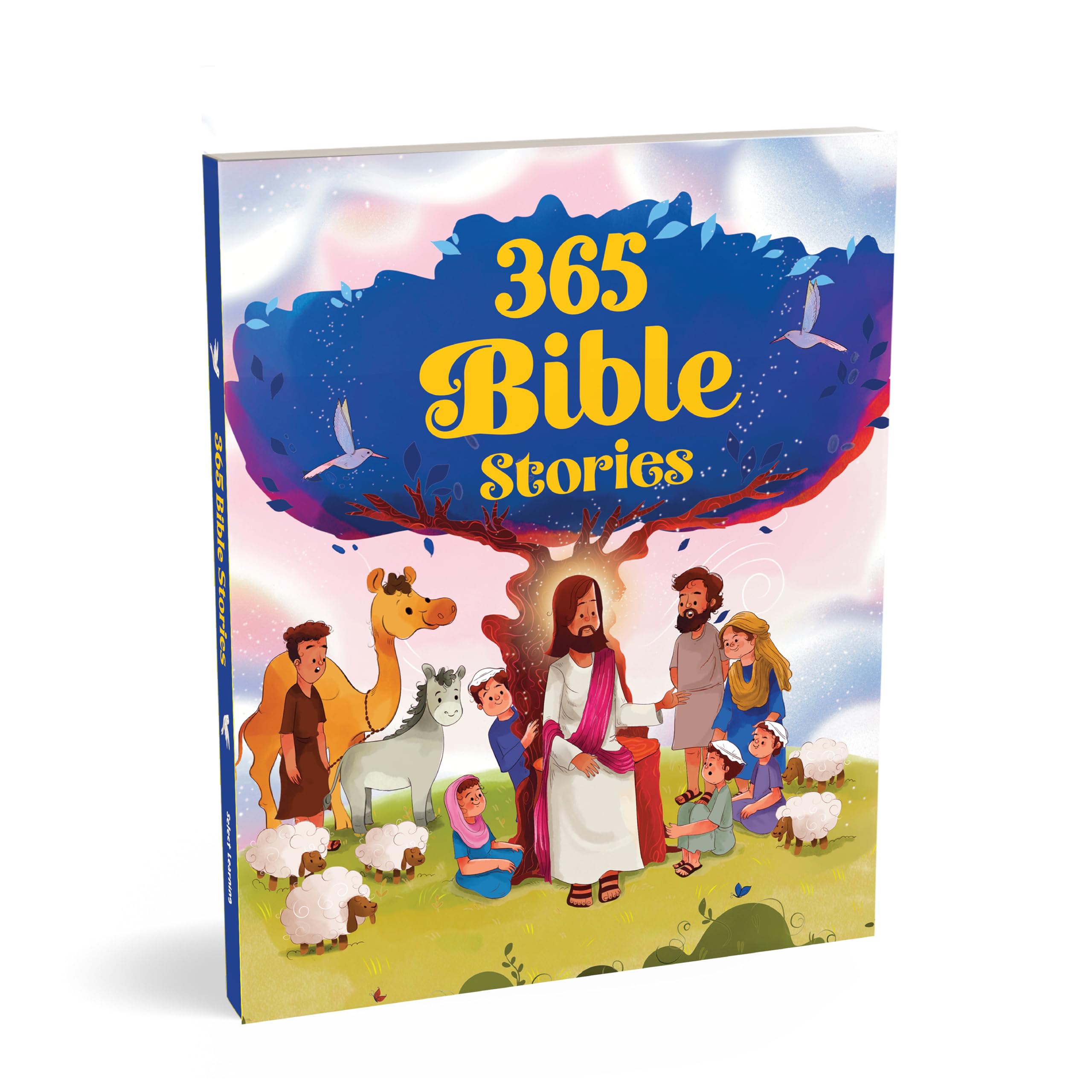 Front cover of the book 'My First Bible Stories: 365 Inspiring Stories from the Old and New Testament I Moral Lessons, Faith & Life Lessons | Bed' by Penguin Books.